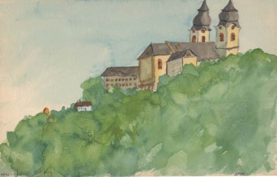 SV, 'Tihany', 1916, 21 July (watercolour)