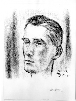 Kolozsvár, 1943, 17 Nov., portrait by Béla Szabó